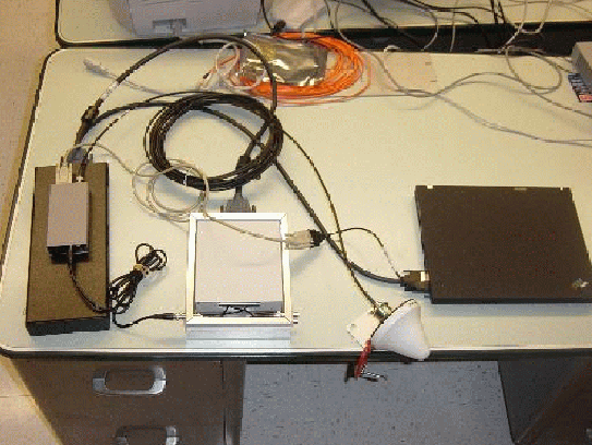 Photo of portable time tagging system